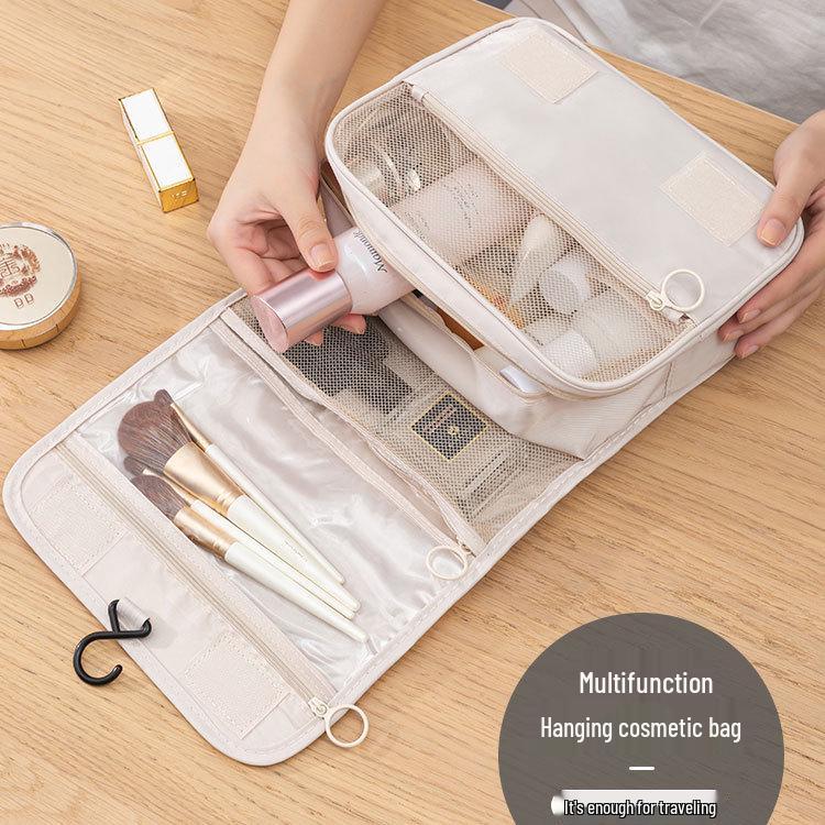 Portable Waterproof Travel Makeup Bag for Men & Women - Large Capacity & Multifunctional