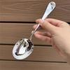 Thicken Kitchen Dinner Dish Soup Rice Western Restaurant Bar Public Spoon Large Stainless Steel Round Head Buffet Serving Spoon