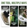 Press-Type Club Cleaning Brush Water Spray Club Washer Portable Golf Brush  Club Head Grooves