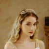 Wedding Jewelry Light Luxury Sweet Pearl Rhinestone Crown Birthday Party Tiara Wedding Dress Bridal Hair Accessories