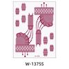 Lace Fake Tattoo Temporary Tattoo Red Mehndi Stickers Body Art Sticker  Girls