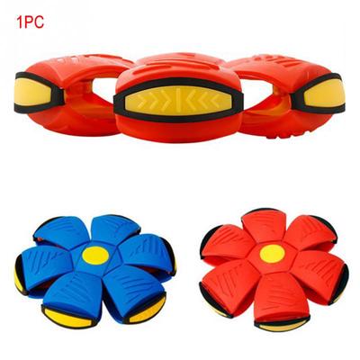 Flying UFO Flat Throw Disc Ball Toy Fancy Stress Relief Tool Kids Outdoor Toys