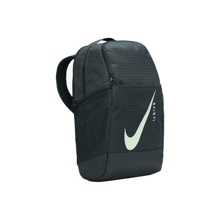 Nike Brasilia 9.0 Training Polyester Backpack Unisex Backpack Seaweed-Green CU1026-364