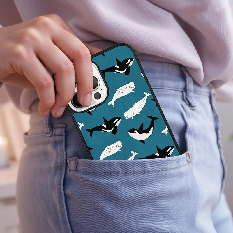Orcas Killerwale Handyhülle Für iPhone 17 Air 15 16e 14 13 Pro Max Hülle 12 11 Pro Max PLUS cover