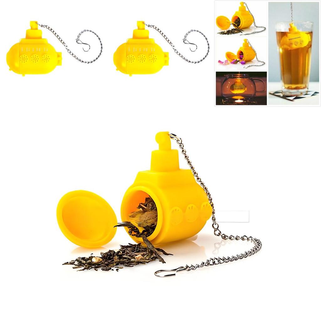 Silicone Submarine Tea Infuser With Leakproof Design For Home Brewing And Tea Lovers