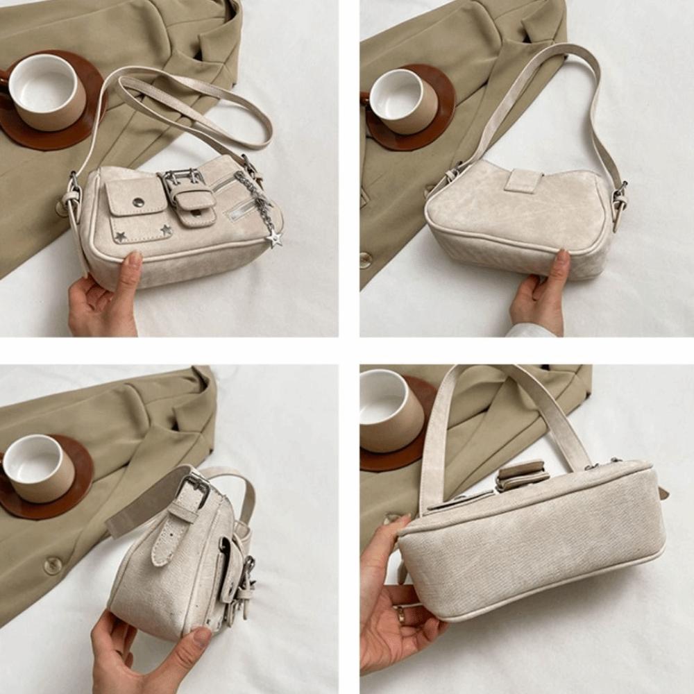 Rivet Y2K Underarm Bag Star Retro Crossbody Bag Fashion Spicy Girl Shoulder Bag  Girls