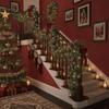 White-tipped Christmas Rattan Red Berry Artificial Artificial Pine Branch New Simulated Christmas Ivy Rattan Door Hanging