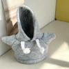 1PC Warm Winter Hamster Sweatshirt Soft Drawstring Hooded Pet Sweatshirt for Small Animals Pet Hamsters Pullover Cosplay Clothes