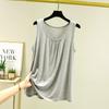 Large Sizes Women's Modal Camisole: Summer Sleeveless Loose-Fit T-Shirt-Style Top, Large Size