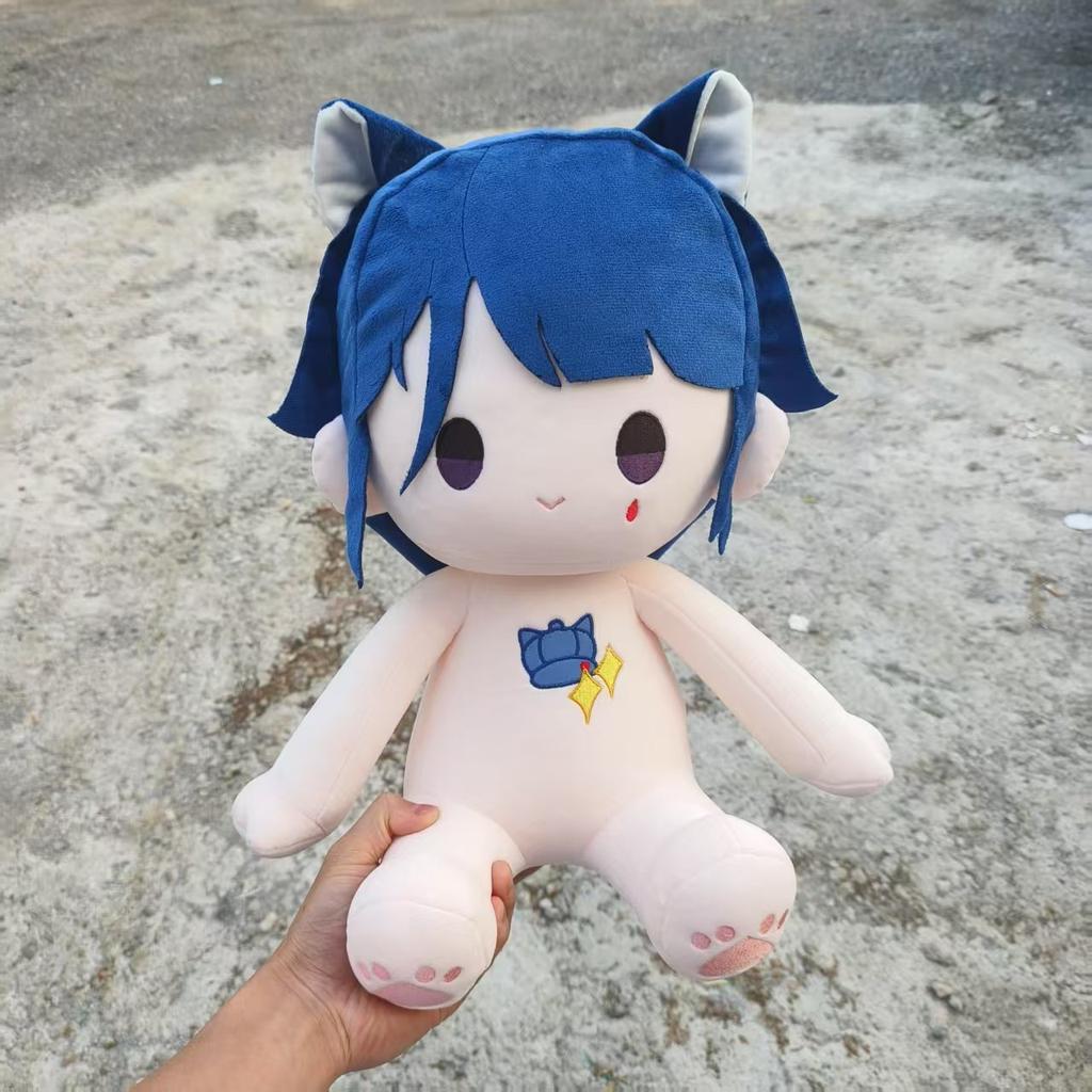 40cm Anime Scissor Seven Plush Toys Killer Seven Stuffed Doll Cratoon Plushie Pillow Home Decoration Christmas Birthday Gifts