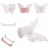 50PCS Butterfly Napkin Ring Paper Holder Table Party Wedding Favors Banquet