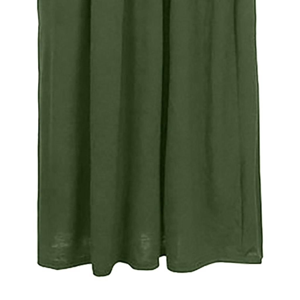 Women's Summer And Spring European And American Solid Color Pocket Drees