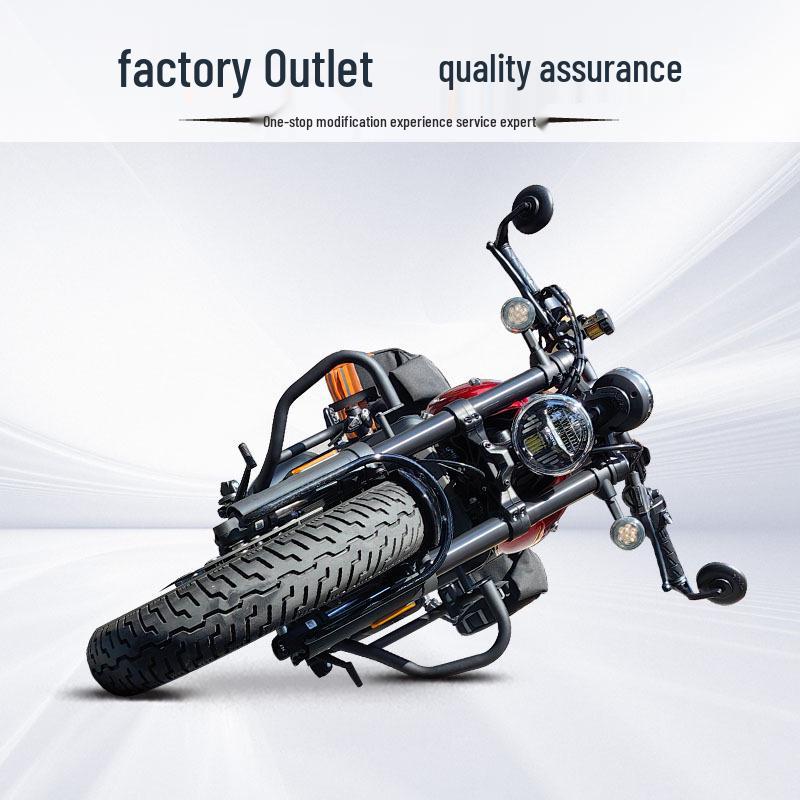 CFMOTO 450CLC Crash Bar & Quick-Release Bag Kit with Backrest Cushion & Tail Bag Accessories