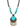 Vintage Styles Sweater Necklace Fashionable Women Headpiece Beaded Hairpiece for Special Event