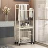 Movable Floor Bathtub Storage Rack