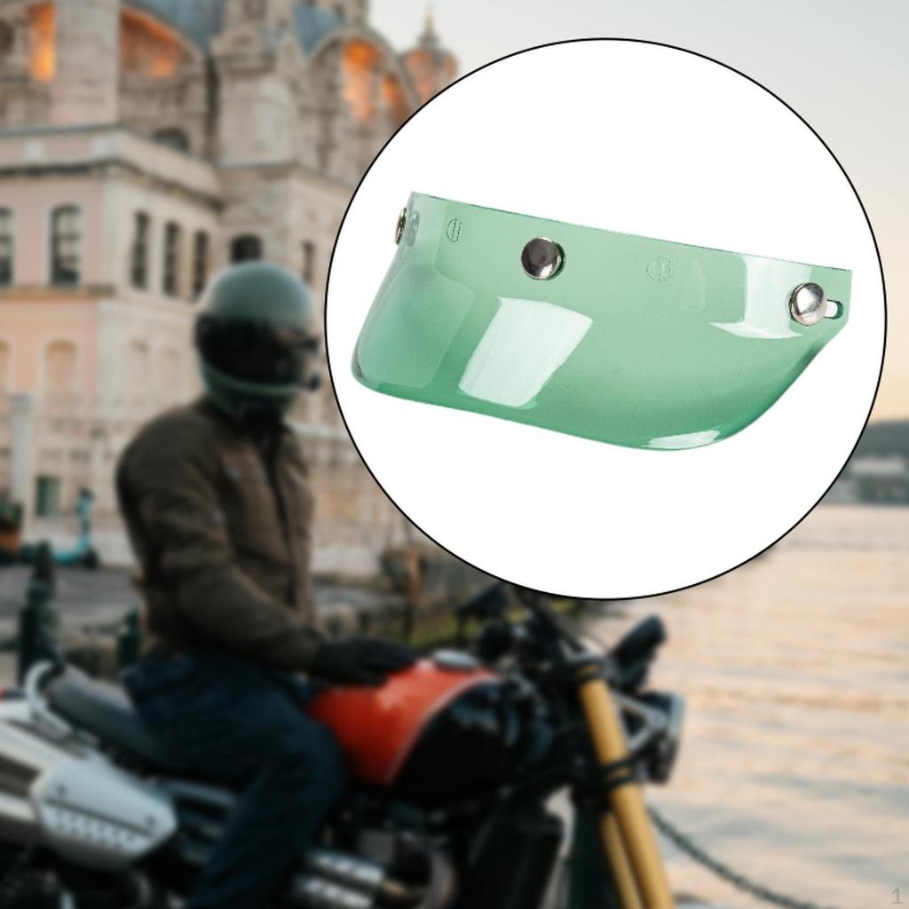 Helmet Peak Shield Direct Replace Easy Installation Accessories Vintage Sun Protector for 3/4