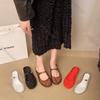 Women Jelly Flat Slippers Summer  Mesh Breathable Sandals Hollow Designer Shoe Casual Beach Walking Baotou Slide Footwear