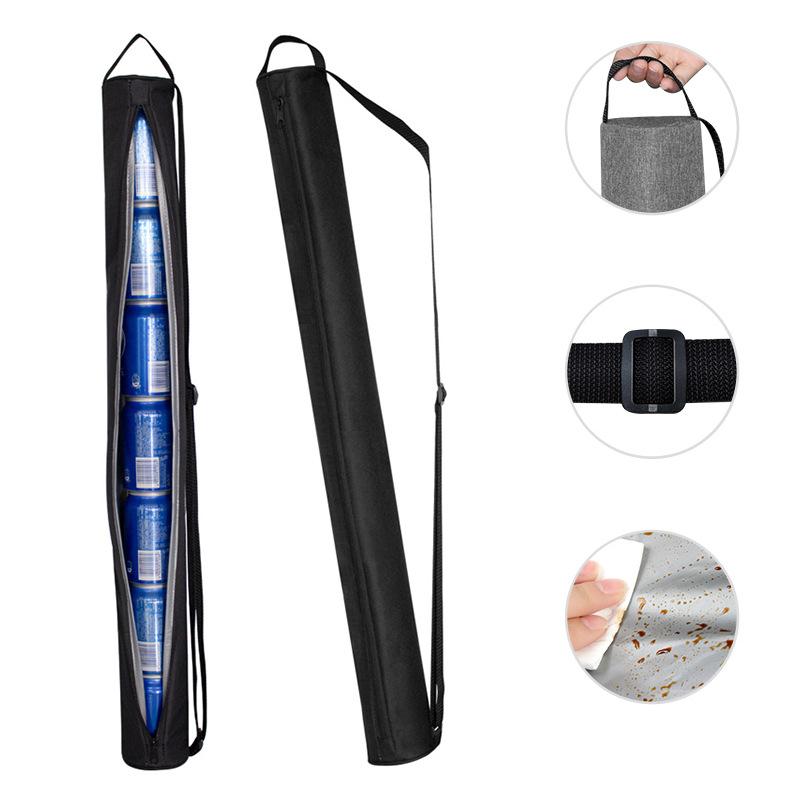 Rukávy na pivo do golfové tašky, Izolovaný rukáv na 6 plechovek piva s nastavitelným ramenním popruhem, Udrží nápoje chladné po celé hodiny