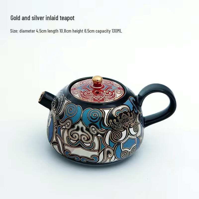 

Traditional Chinese Ceramic Taotie Teapot