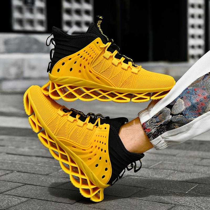 Menn sko Sneakers Herre tenis Luksus designersko Herre fritidssko plattform Sko mote Blade loafers løpesko for menn