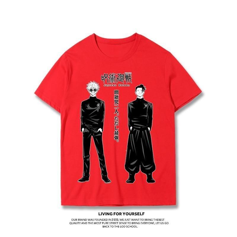 

Футболка Spell Return To War Joint Пять Уша Тысяча Демонов Анимация Периферия Летняя Свободная Хлопковая С Коротким Рукавом Мужская С Круглым Вырезом Топ 4XL