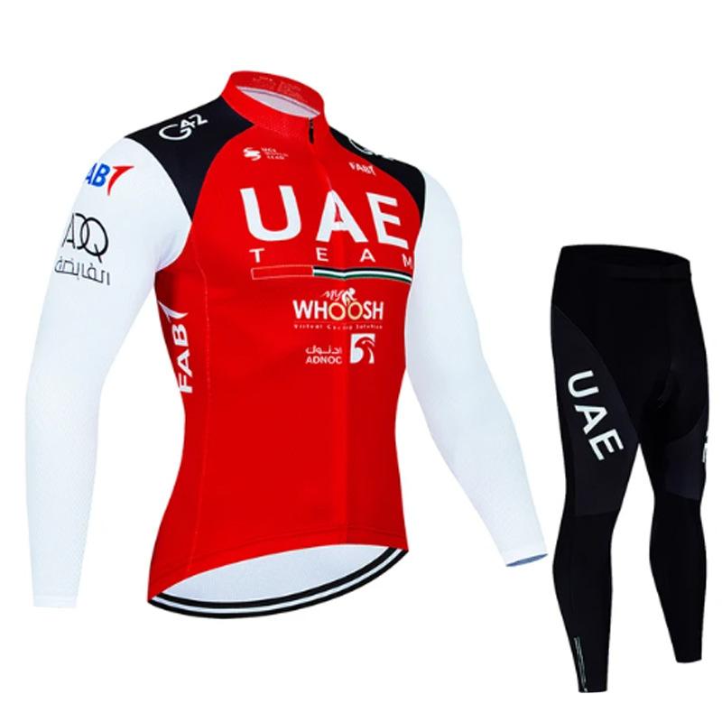 Autumn  Road Bike Cycling Suit Long-sleeved Suit  Team Cycling Warm Bicycle Suit