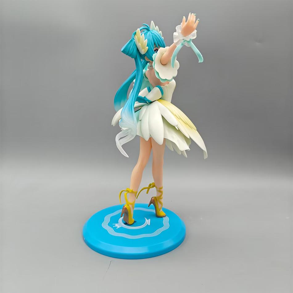 New Noble and Elegant Swan Ballet Hatsune Miku Pvc Character Model Ornament Animation Collector Statue Desktop Decoration