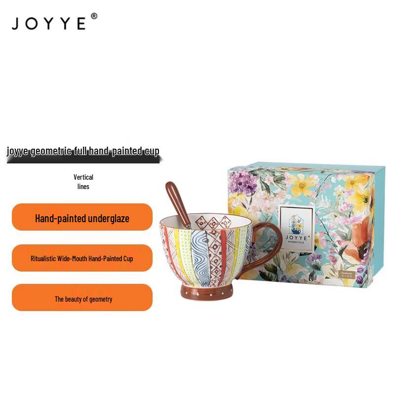 JOYYE Geometric Ceramic Mug