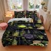 3pcs Anime Cartoon Design Bedding Set - Includes One Quilt Cover and Two Pillowcases (No Core) - Perfect for Bedroom and Guest Room Decoration, Festiv