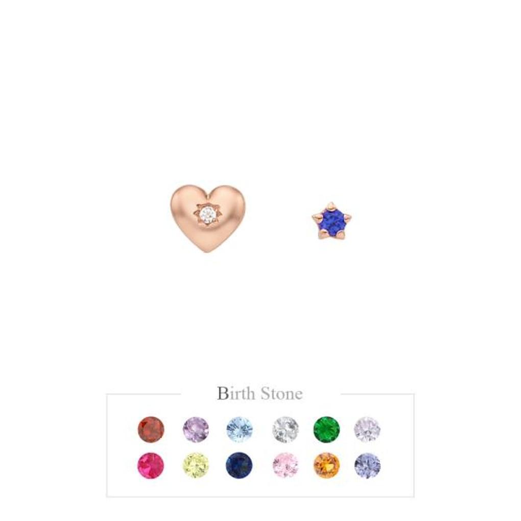 LLOYD Heart Birthstone Piercing LPTJ4045T