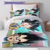 Broli Pattern Bedding,Quilt Set Quilt Cover Pillowcase Home Birthday Gift (1 * duvet cover + 2 * pillowcase, without core)