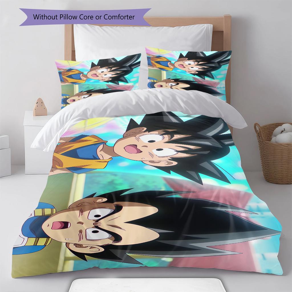 Broli Pattern Bedding,Quilt Set Quilt Cover Pillowcase Home Birthday Gift (1 * duvet cover + 2 * pillowcase, without core)