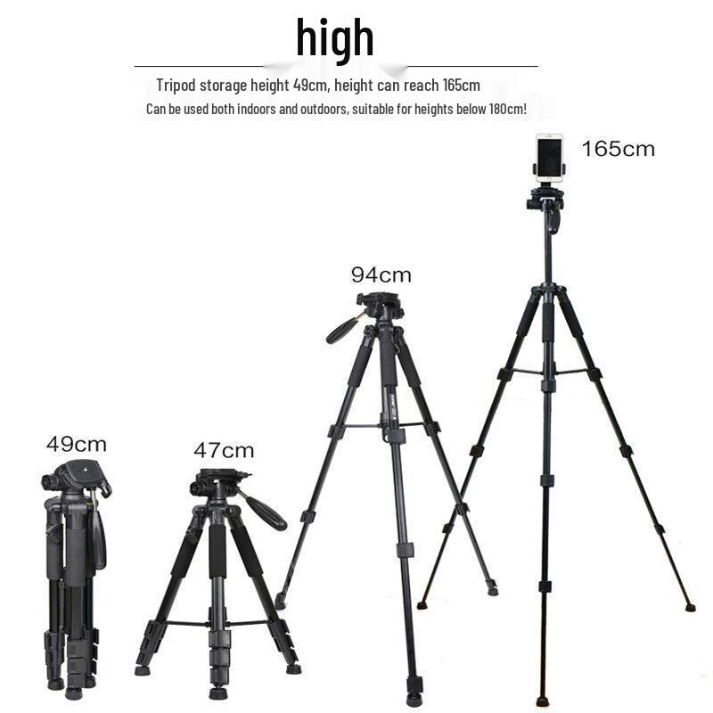 Multifunctional Mobile Streaming Tripod with Beauty Fill Light for Outdoor Videos & Selfies