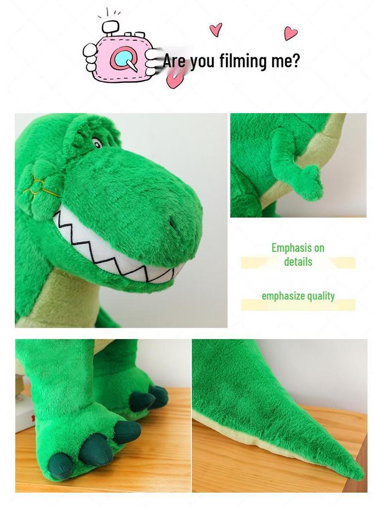 Adorable Large Dinosaur Plush Hugging Pillow for Kids