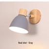 OEING Nordic Wooden Wall Lamp