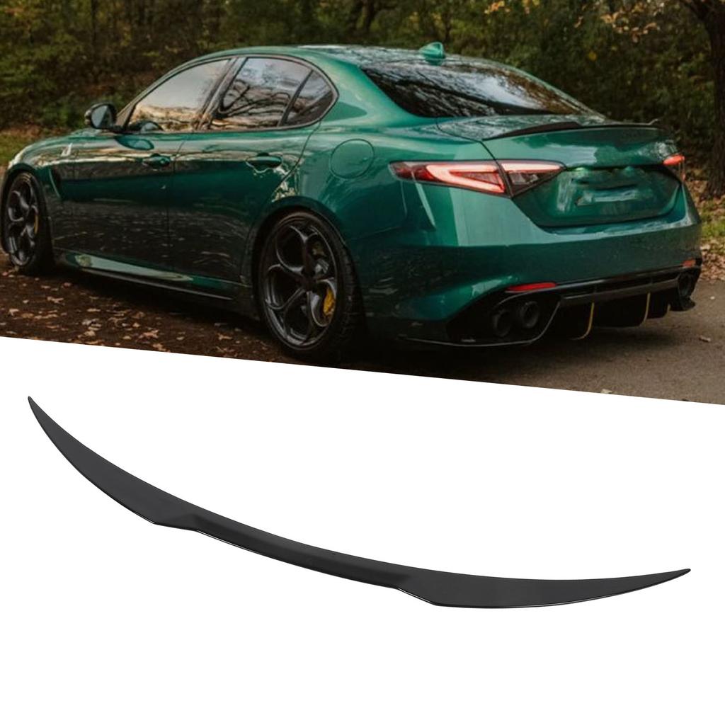 Rear Spoiler Stylish QV Scratch Resistant Tail Lip Molding Trim for 2015 To UP