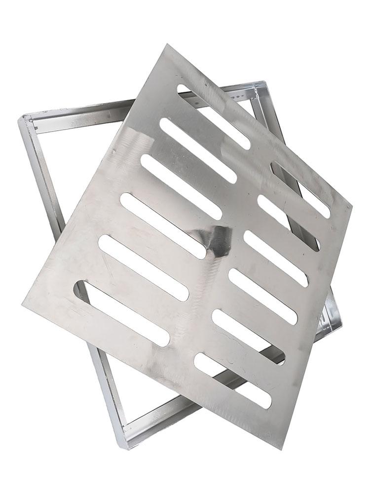 Double-row Drain Grate Drainage Cover Versatile Installation Aesthetic Appeal Fast Drainage Design Outdoor Drainage Solutions