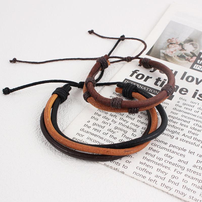 Dantuo Retro Hemp Rope Bracelet: European & American Style, Simple Men's Accessories