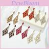 Fashion Alloy Geometric Dangle Earrings For Women With Gold Ear Pins