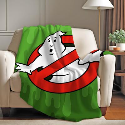 Retro C-classic G-ghostbusters Movie Blanket Warm And Soft Suitable For Bedroom Living Room Sofa Bed Office Travel Camping