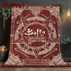 Buffy the Vampire Slayer Series 2D Flat Pattern Flannel Blanket High Quality All Seasons Warmth and Comfort Perfect for Christmas Gifts.PMT0914032