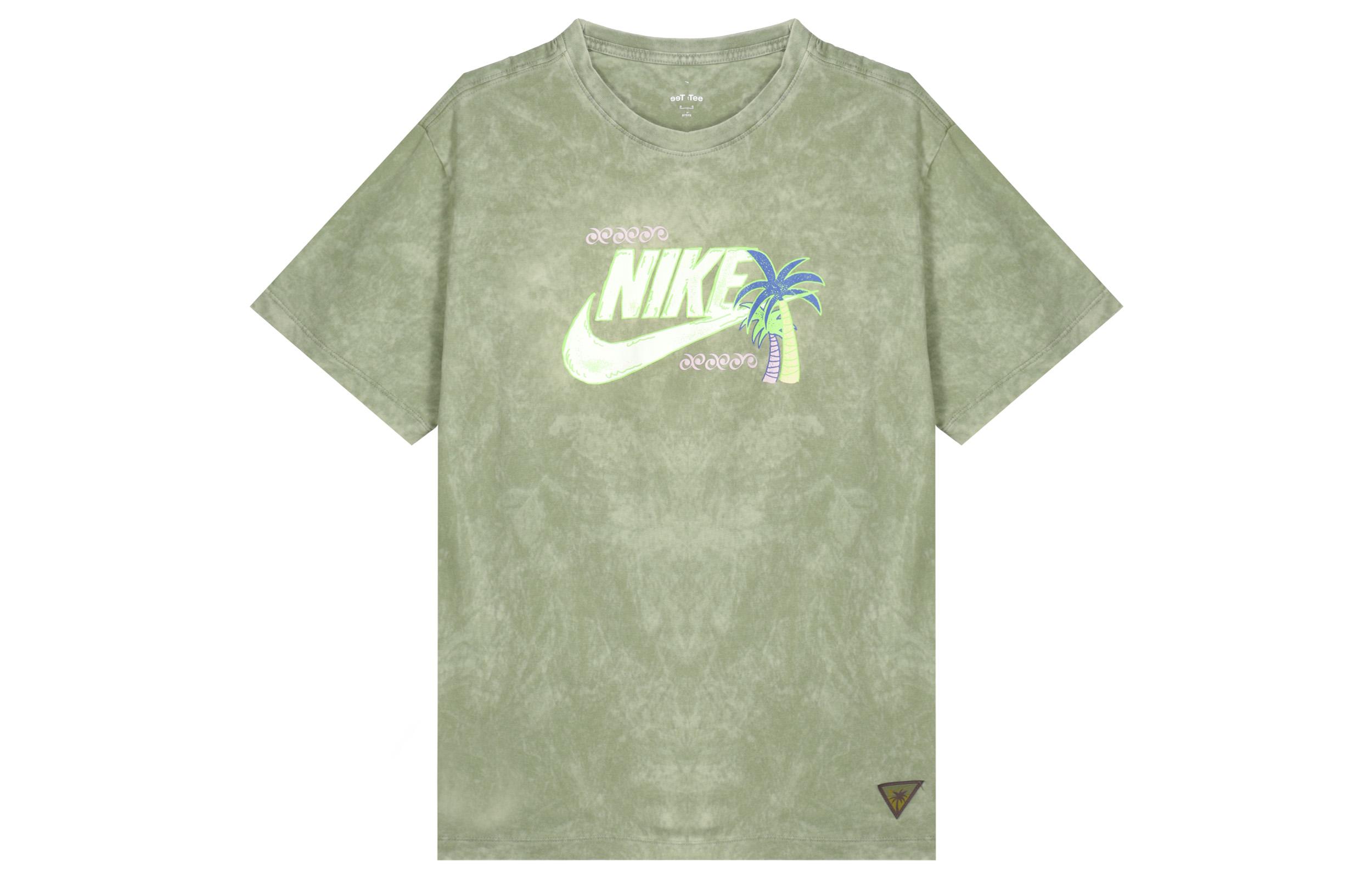

Nike T Shirts Men s Matcha Crew Neck Moderate Straight Fit FB9789-386 S