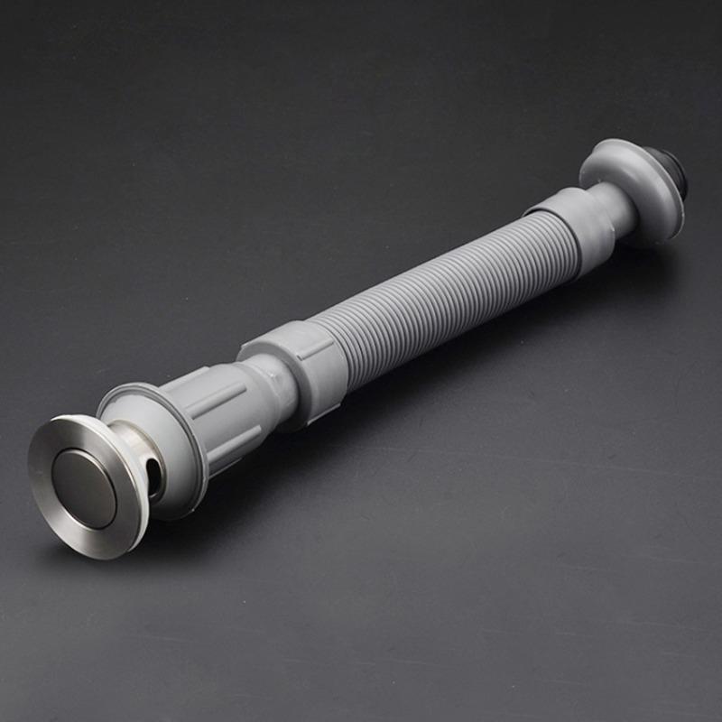 1Pc Bathroom Accessories, Washbasin, Washbasin Integrated Sewer Pipe S-bend Plastic Joint Sewer,