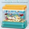Mini Aquarium for Kids 3.7V 400mah USB Charging Artificial Mini Aquarium Magnetic Fishing Toys for Boys and Girls