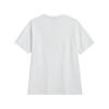 Li-Ning Letter Print Solid Color Loose Comfortable Casual Short Sleeve T-Shirt Unisex Tops White AHSVA77-2