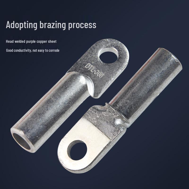 DTLQ Brazed Copper-Aluminum Lugs, Copper-Aluminum Patch Terminals, Tin-Plated Copper-Aluminum Wire Lugs