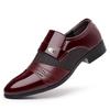 Scarpe classiche da uomo, scarpe eleganti da uomo, scarpe da uomo Oxford, scarpe eleganti in pelle per uomo, mocassini, rosso vino