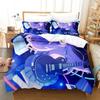 3D Anime New Gotou Hitori Printed Bed Set Duvet Cover Pillowcase Bedding Set Bed Linen Sheet Quilt Cover Full Queen King Size