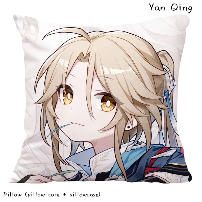 Honkai Star Rail Double-sided Peach Skin Cushion For Sofa And Bed