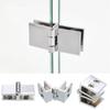 0/90/180 Degree Board Hardware Door Glass Fixing Clip Glass Door Hinge Door Hinges Cupboard Clamp